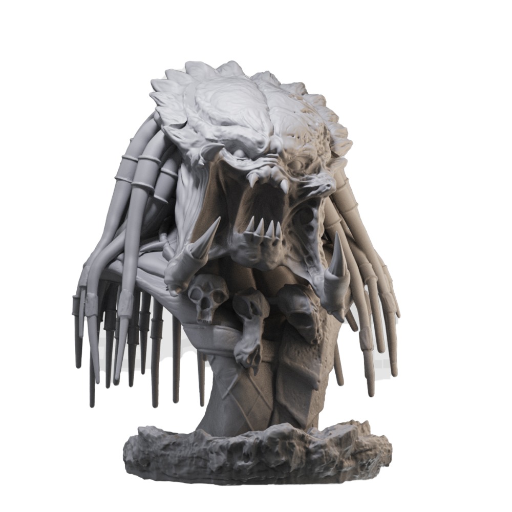3D Printing Ptc - 1/10 1/16 론 울프 흉상 모델