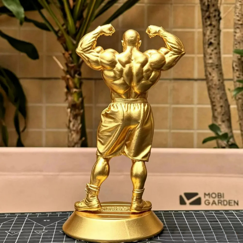 3D Printing Ptc - 나일 피트니스 테마 화이트 몰드 3D