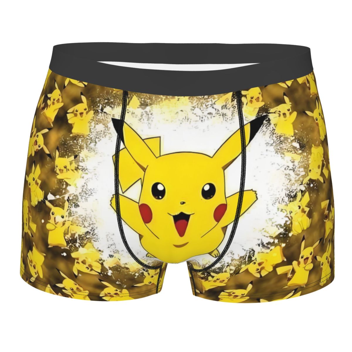 3D Printing Videos - 남성용 맞춤형 P-Pikachues 애니메이션 복서 반바지