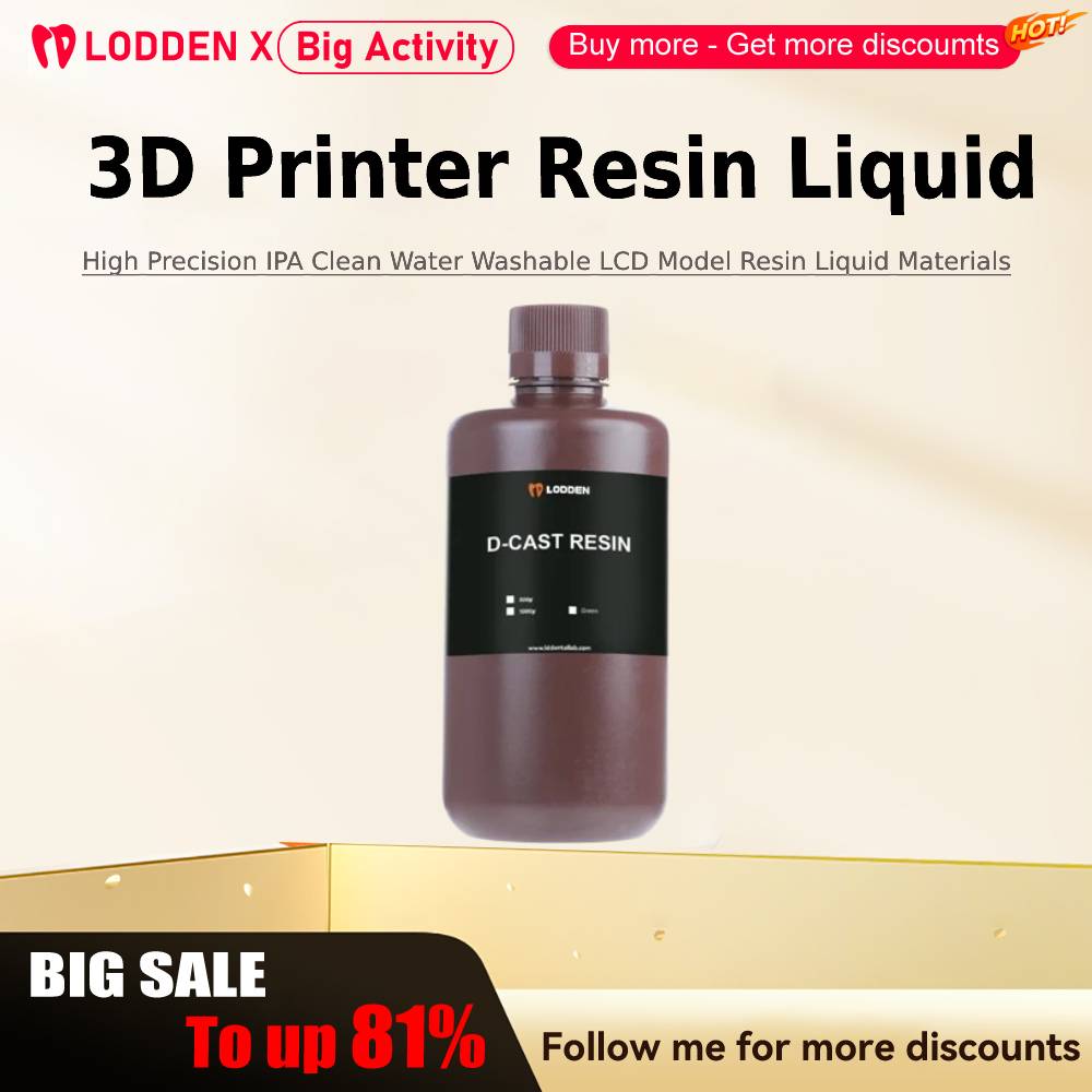 3D Printer Resin - Lodden 3D 프린터 수지 액체 385/405nm