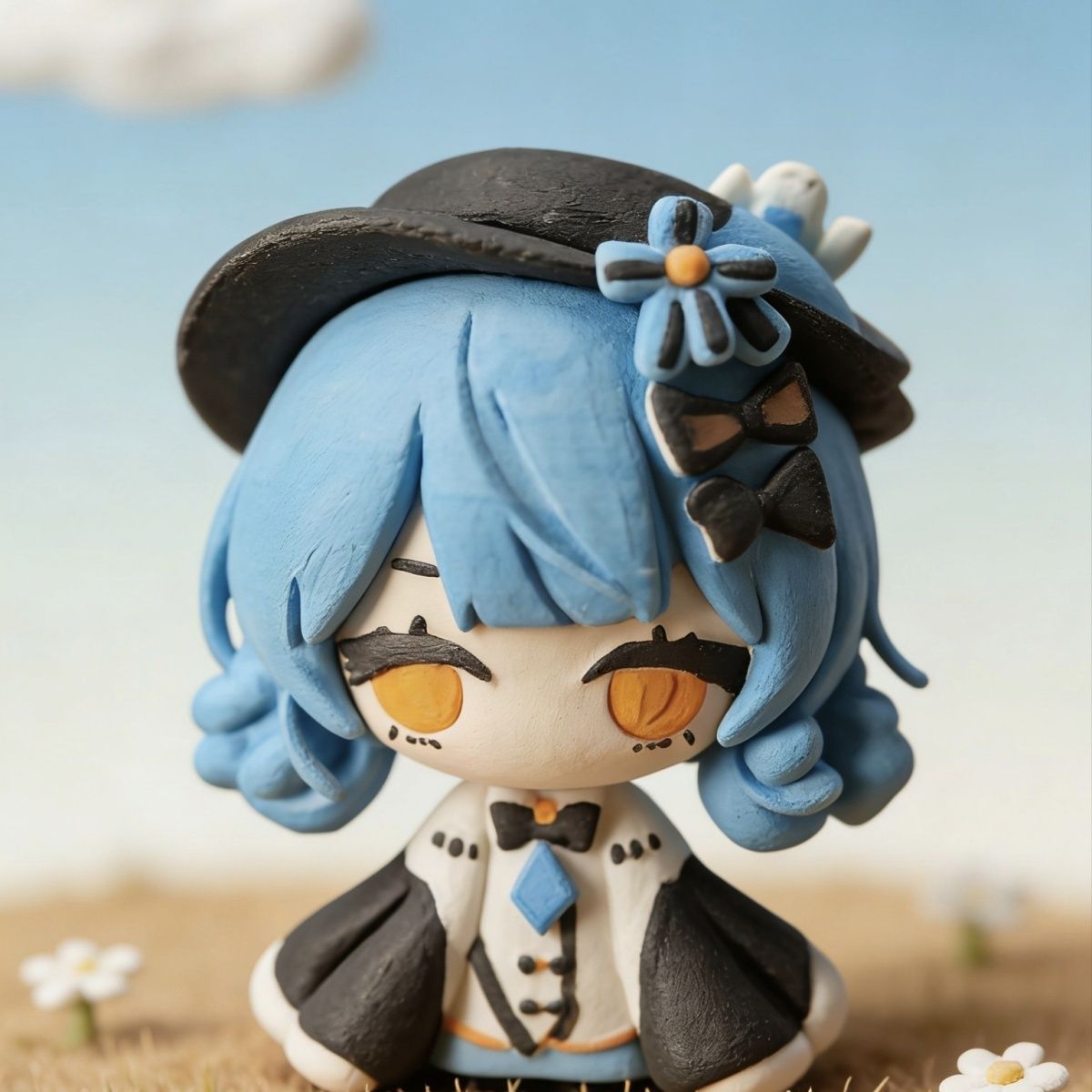 3D Printing Figure - 게임 마법소녀 마녀 재판 히카미 메루루