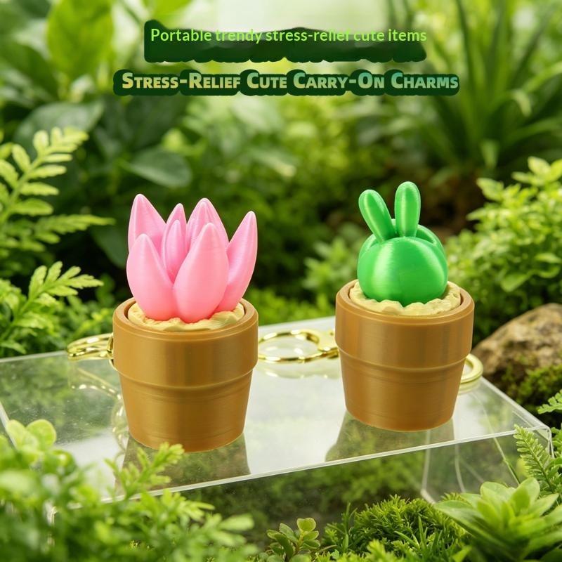 3D Printing Keychain - 3D 프린팅된 팟 클리커 키체인 귀여운