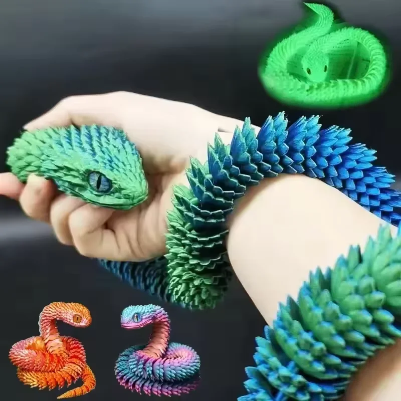 3D Printing Figure - 3D 인쇄 된 뱀 움직일 수있는