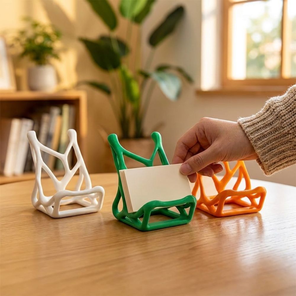3D Printing Table - 3D 프린팅된 골격 모양 휴대폰 거치대