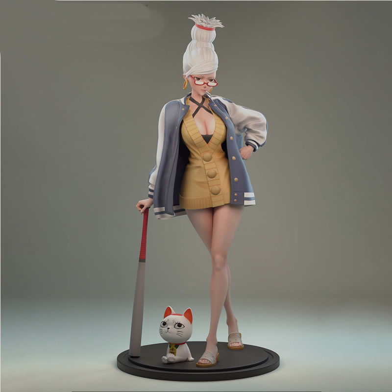 3D Printing Abs - 게임 캐릭터 6076 세이코 아야세 3D
