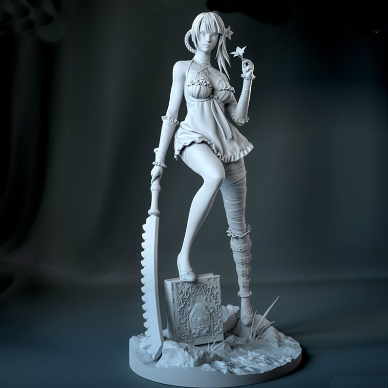 3D Printing Abs - 게임 캐릭터 6004 케인 3D 프린트