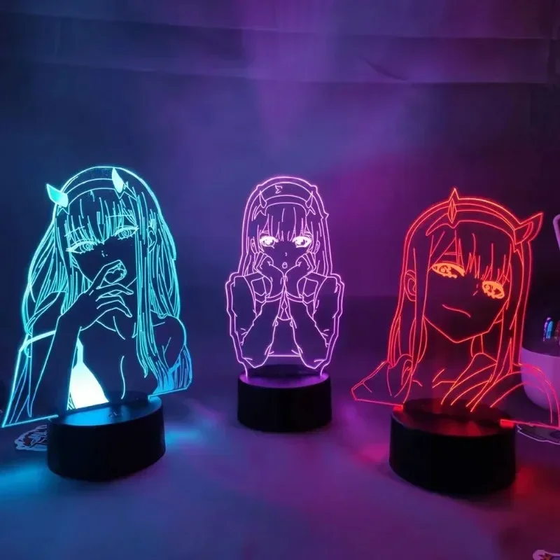 애니메이션 야간 조명 액션 피규어, 3D LED 색상  - 3D Printing Figure 리뷰 및 가격