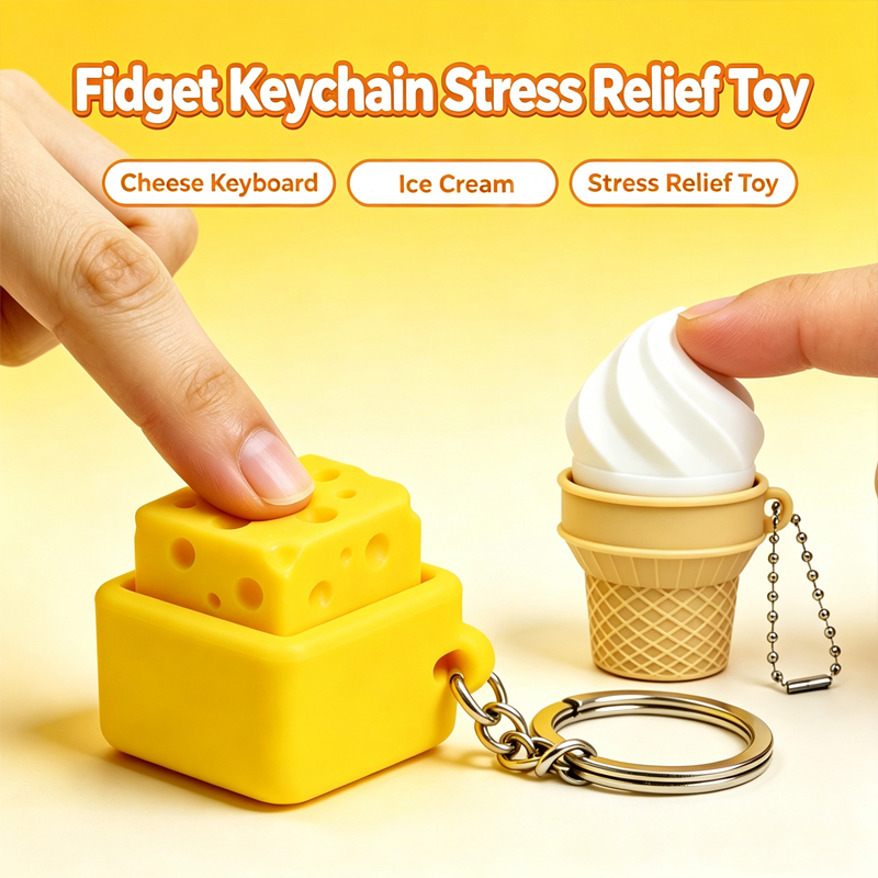 3D 프린팅된 피젯 클리커 키체인 미니 휴대용 귀여운  - 3D Printing Keychain 리뷰 및 가격