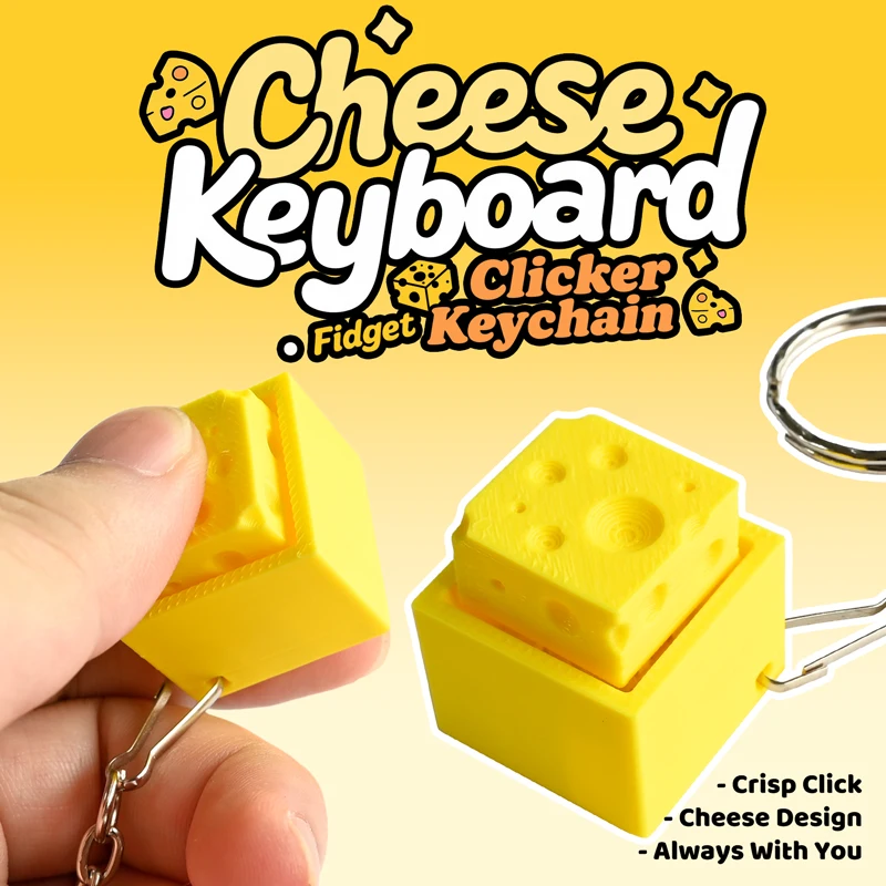 3D 프린팅된 피젯 클리커 키체인 미니 휴대용 귀여운  - 3D Printing Keychain 리뷰 및 가격