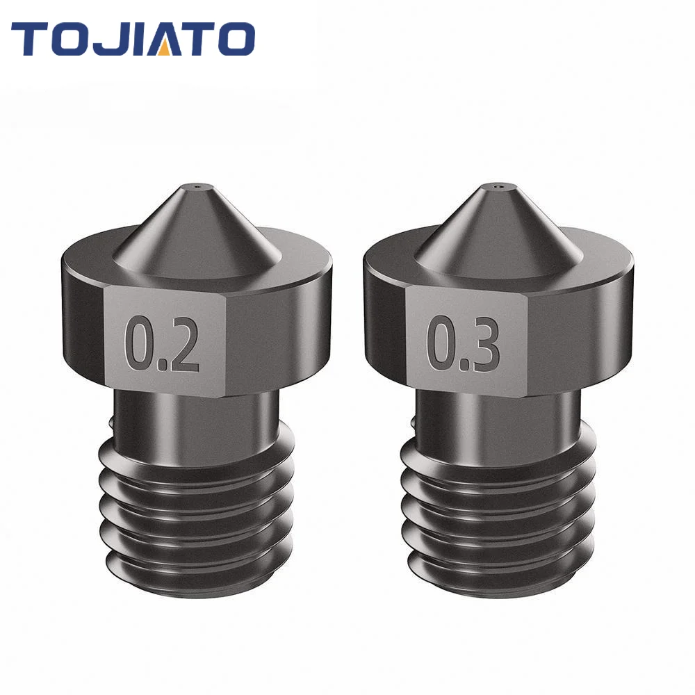 2pcs E3D V6 경화 강철 노즐 0.2/0.4/0 - 3D Printing Pdf 리뷰 및 가격