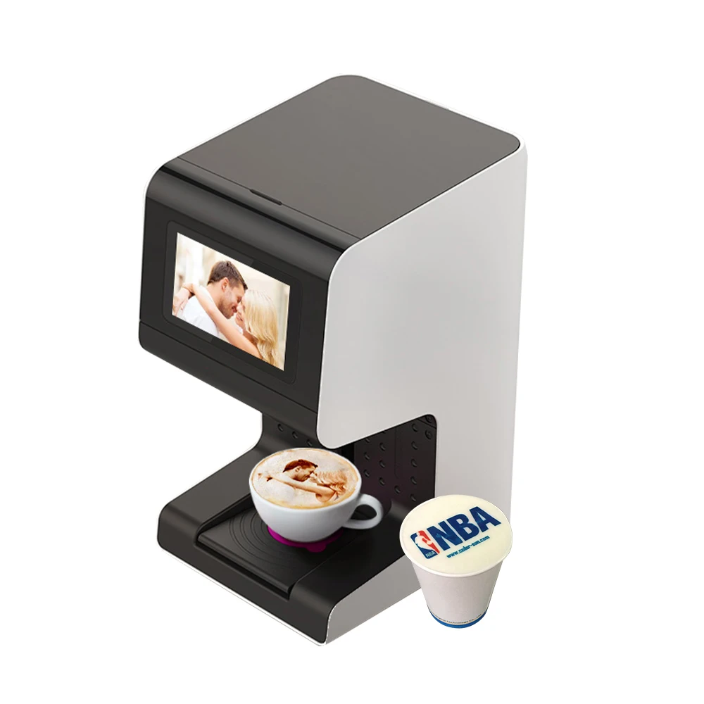 럭셔리 상업용 식용 잉크 3D 자동 프린팅 및 라떼 머 - 3D Printing Cafe 리뷰 및 가격
