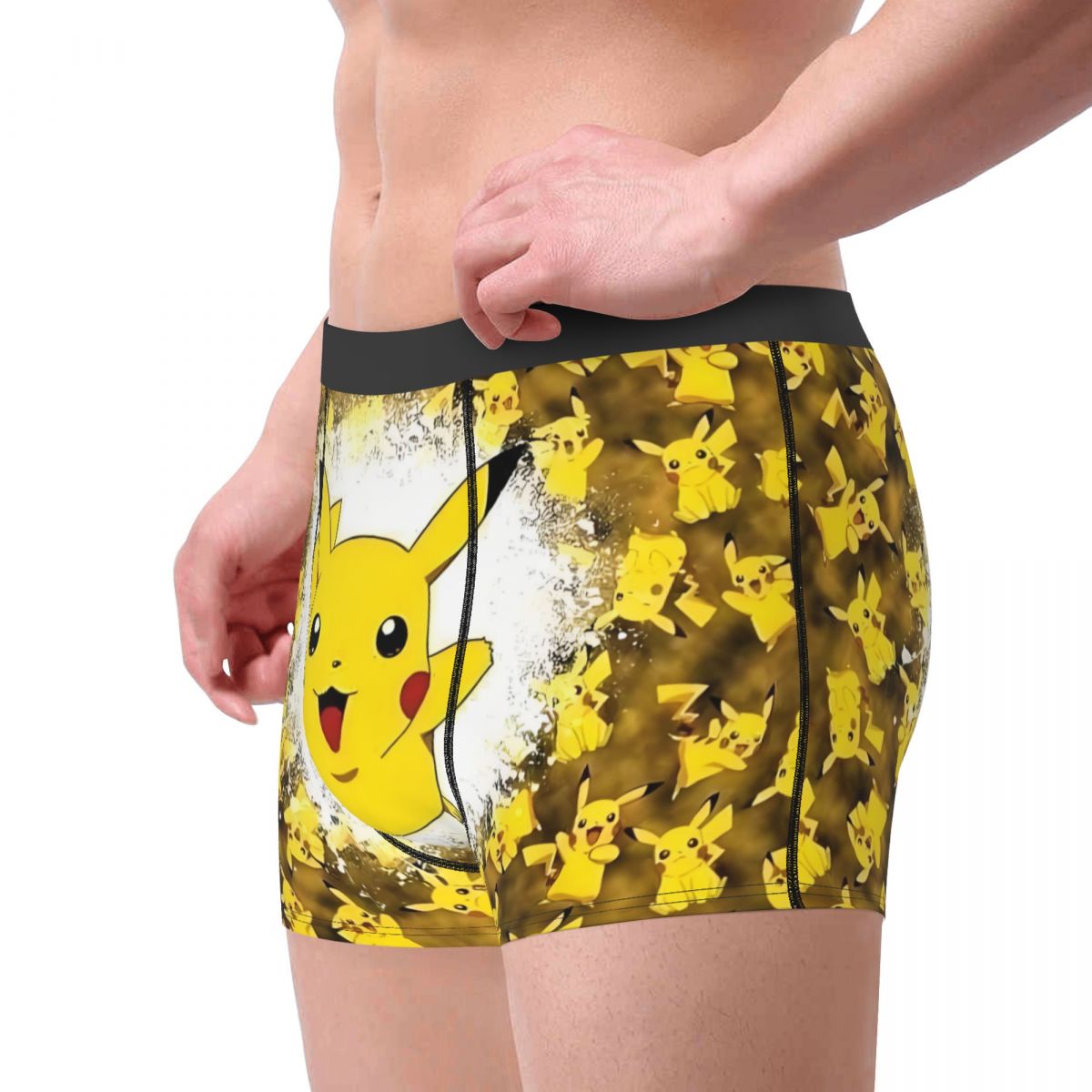 남성용 맞춤형 P-Pikachues 애니메이션 복서 반 - 3D Printing Videos 리뷰 및 가격