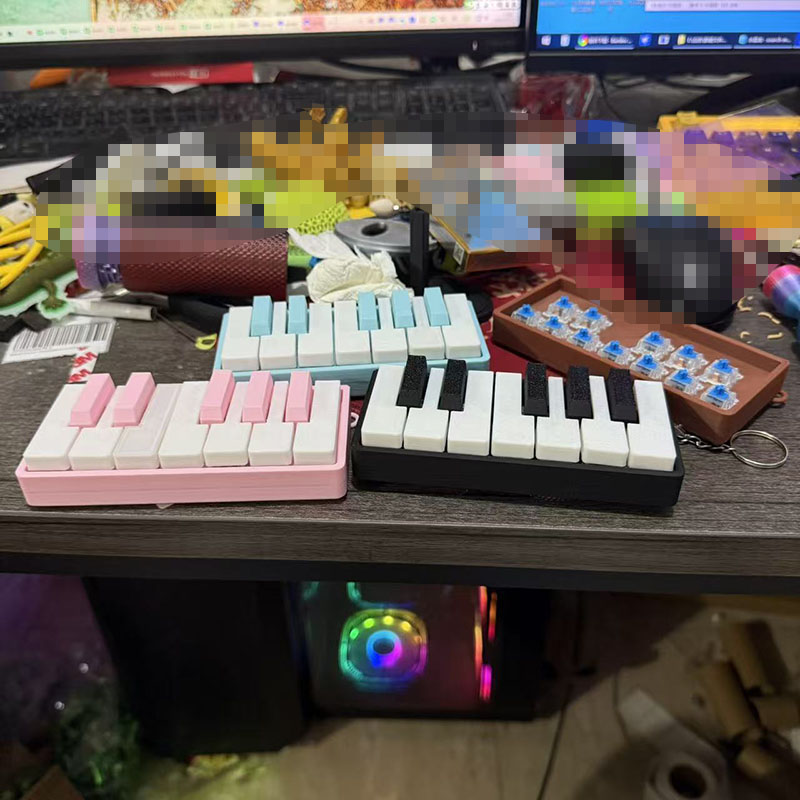 3D 프린팅 피아노 스트레스 클리커 키체인, 참신한 1 - 3D Printing Keychain 리뷰 및 가격