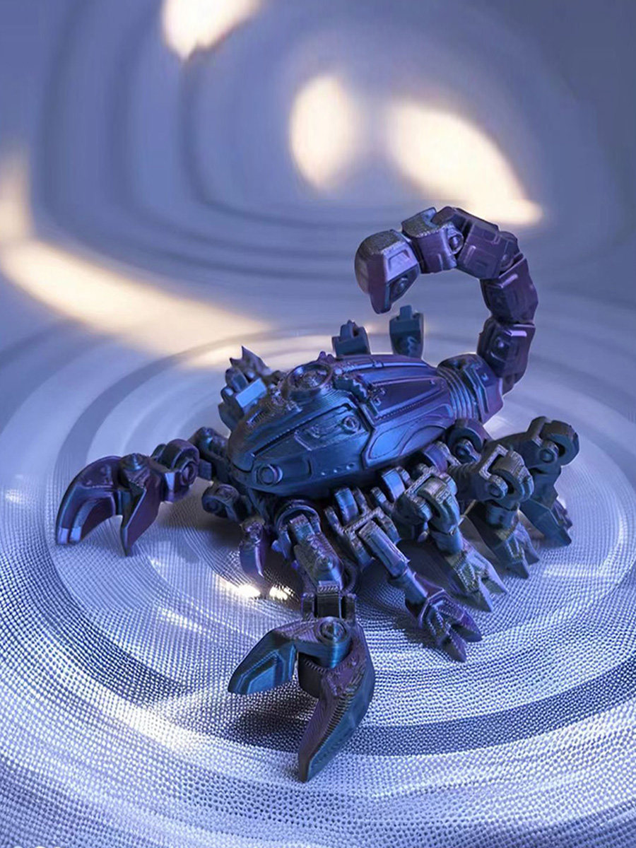 3D 프린팅된 기계식 전갈 액션 피규어, 완전 관절형  - 3D Printing Figure 리뷰 및 가격