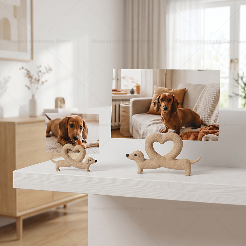 3D 프린팅 하트 닥스훈트 사진 액자, 소시지 강아지  - 3D Printing Table 리뷰 및 가격