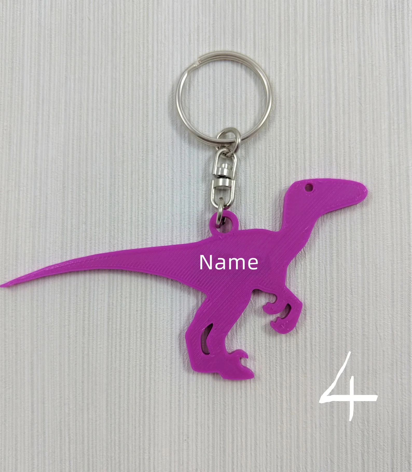 맞춤 이름 키체인 3D 프린팅 공룡 디자인 개인 맞춤형 - 3D Printing Keychain 리뷰 및 가격