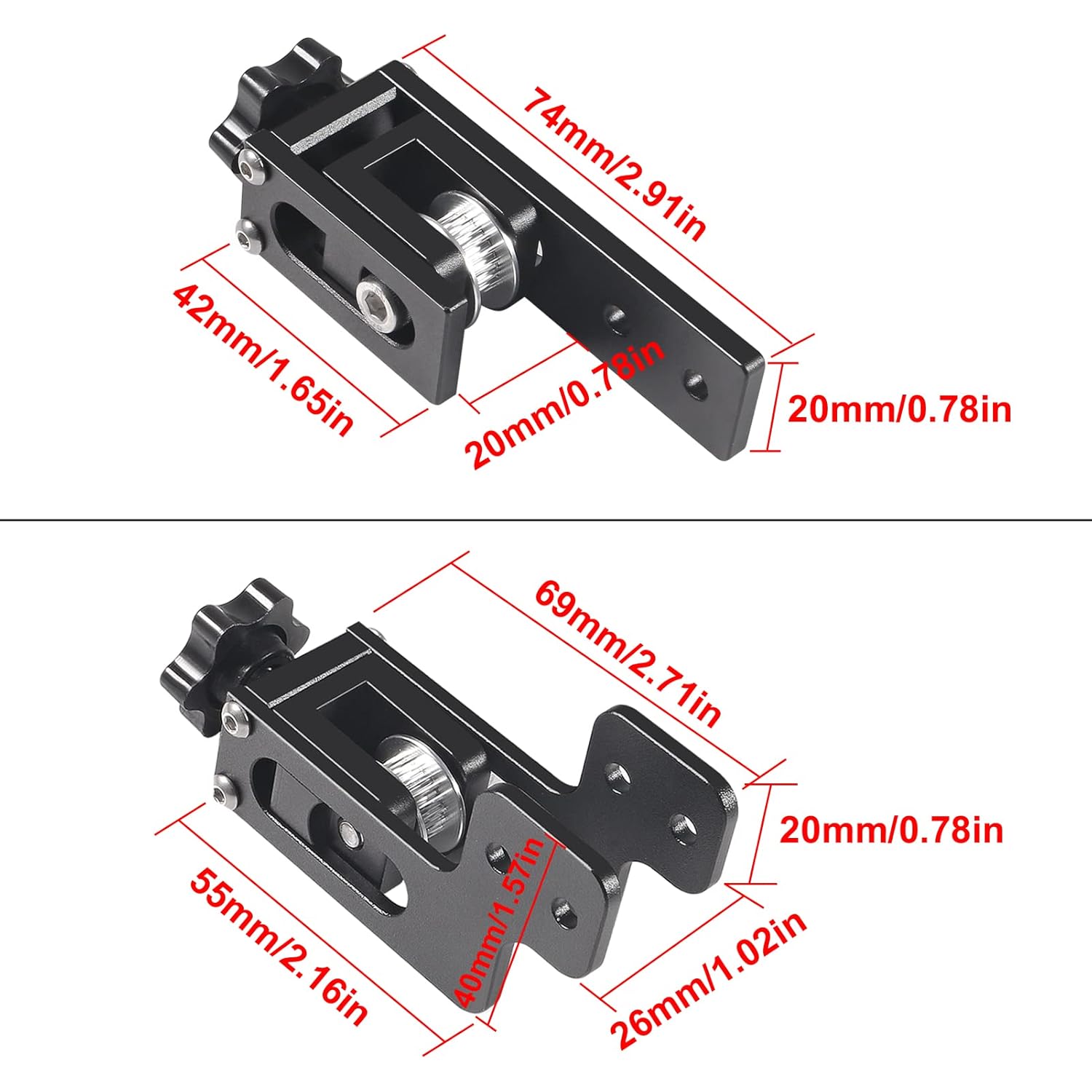 Creality Ender 3/CR10 벨트 텐셔너,  - 3D Printing X Axis 리뷰 및 가격