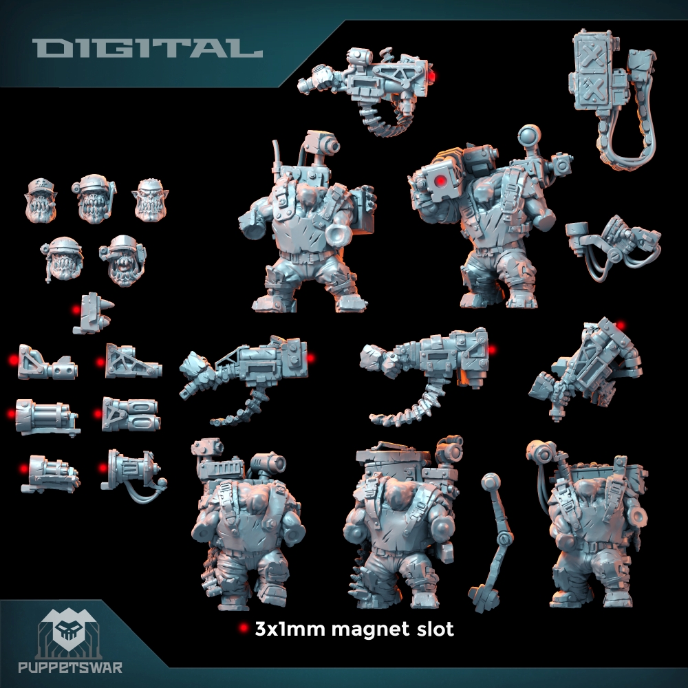 Orc Ultimate Badasses Squad, 녹 - 3D Printing Figure 리뷰 및 가격