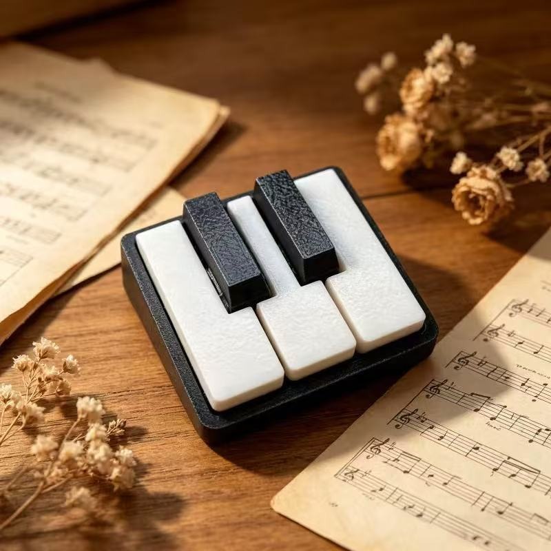 재미있는 3D 프린팅 피아노 키보드 클리커, 클릭 타입 - 3D Printing Keychain 리뷰 및 가격