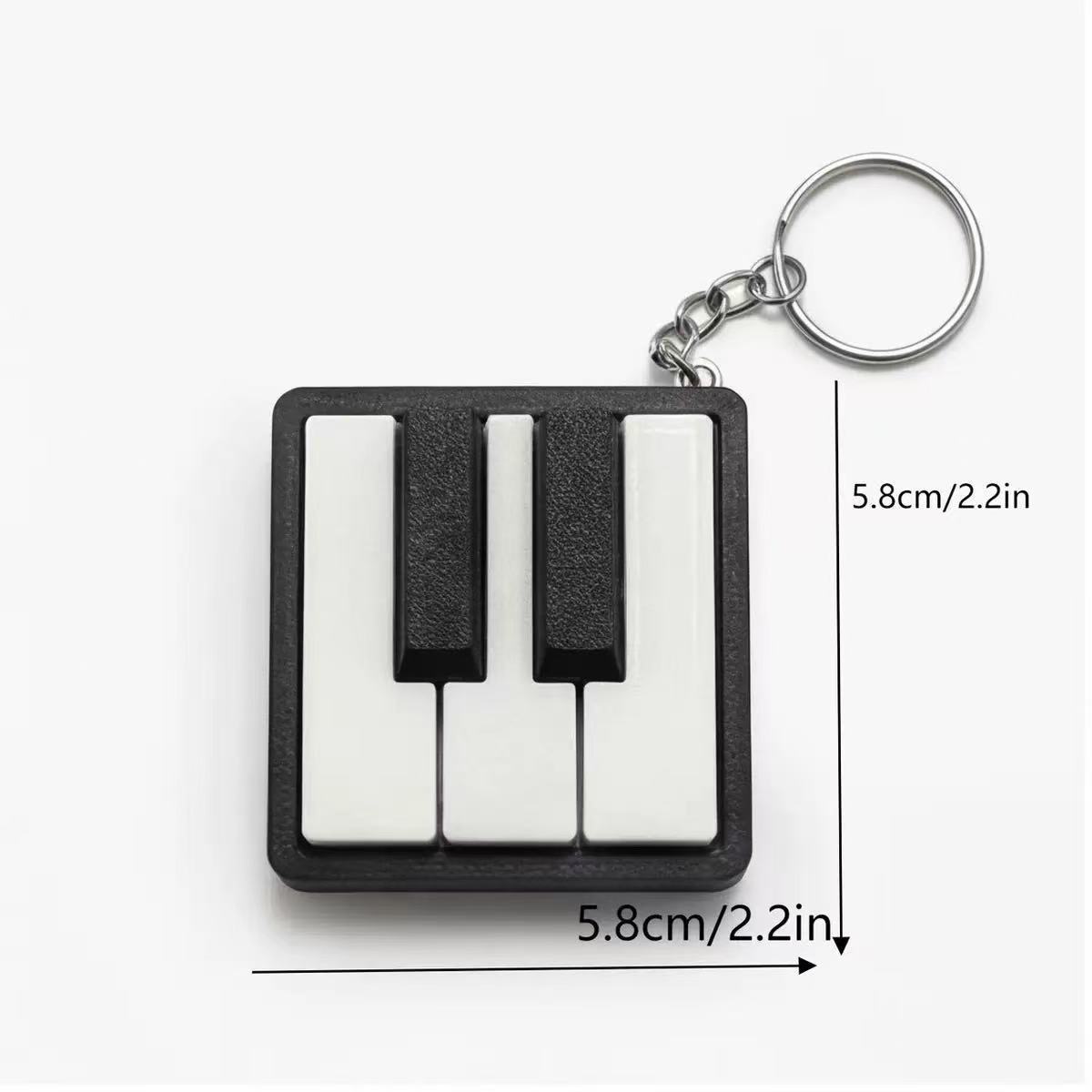 재미있는 3D 프린팅 피아노 키보드 클리커, 클릭 타입 - 3D Printing Keychain 리뷰 및 가격
