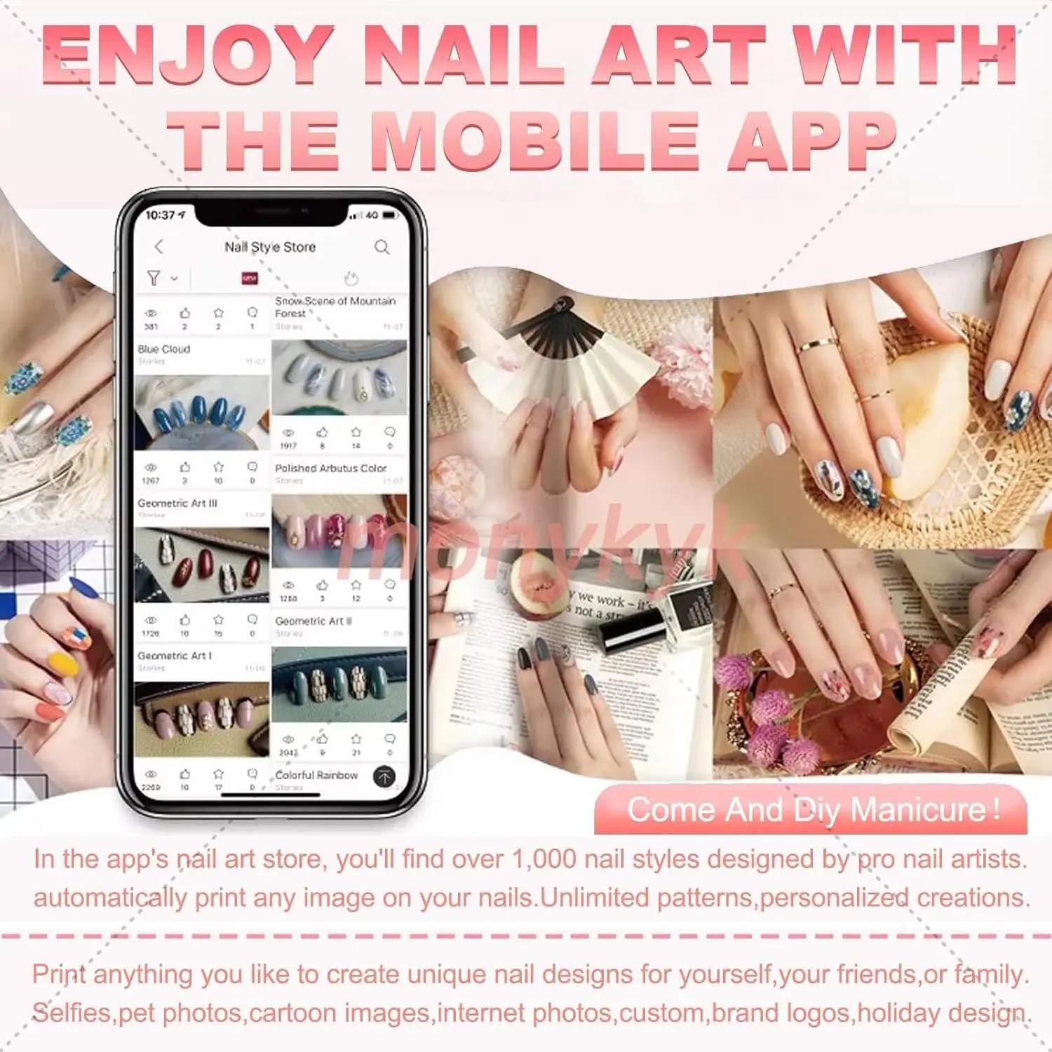 O2nails 네일 프린터 기계 키트-3D 네일 아트  - 3D Printing Design Software 리뷰 및 가격