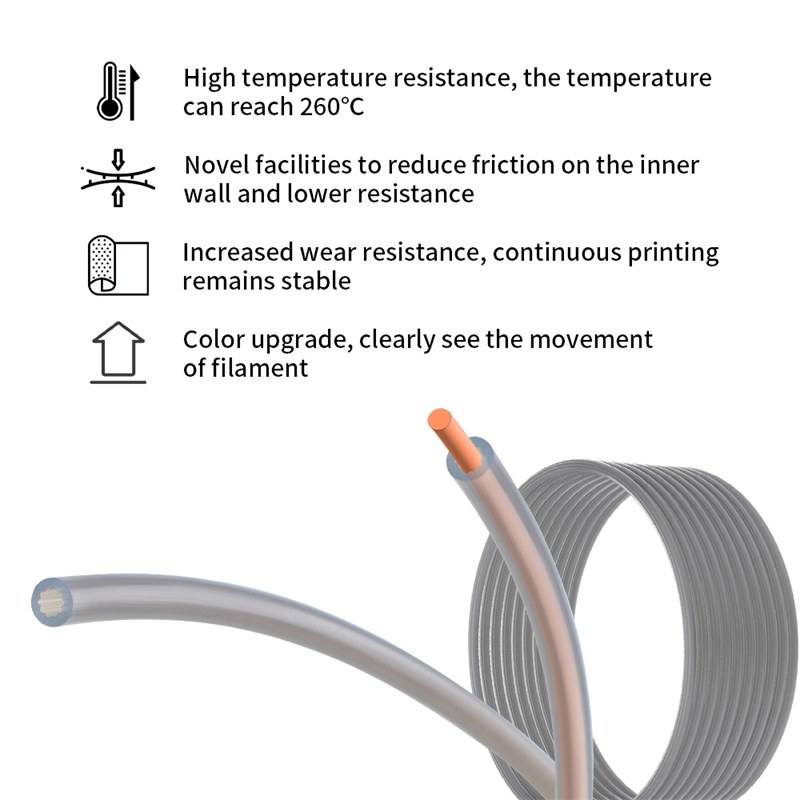 별 모양 저저항 고온 PTFE 튜브 4mm 외경 필라멘 - 3D Printing Pdf 리뷰 및 가격