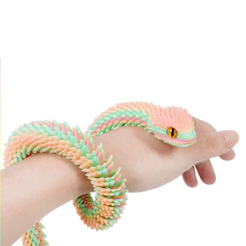 3D 인쇄 된 뱀 움직일 수있는 관절 Fidget 장난 - 3D Printing Figure 리뷰 및 가격