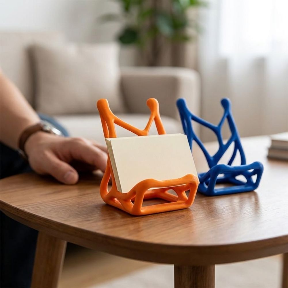 3D 프린팅된 골격 모양 휴대폰 거치대 핸즈프리 시청  - 3D Printing Table 리뷰 및 가격