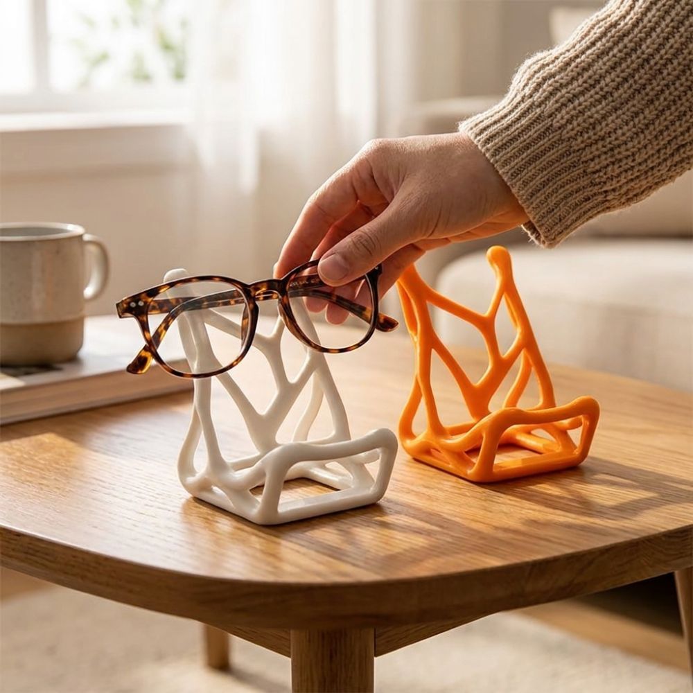 3D 프린팅된 골격 모양 휴대폰 거치대 핸즈프리 시청  - 3D Printing Table 리뷰 및 가격