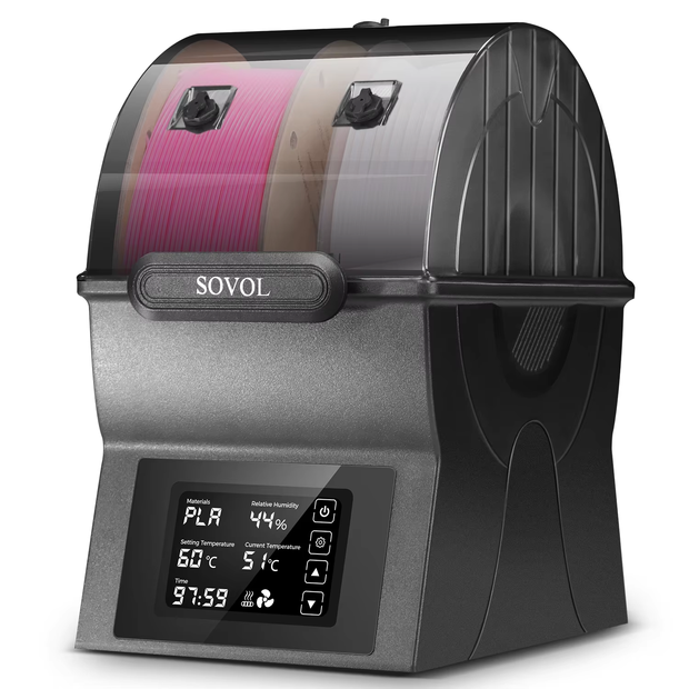 Sovol 필라멘트 건조기 SH02 드라이 박스 필라멘 - 3D Printing Ptc 리뷰 및 가격