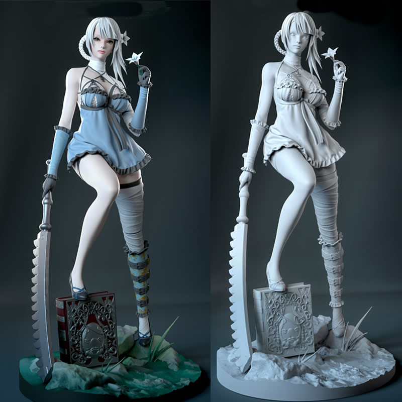 게임 캐릭터 6004 케인 3D 프린트 모델, 미조립  - 3D Printing Abs 리뷰 및 가격