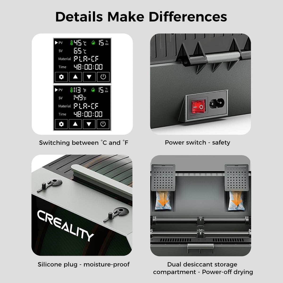 CREALITY 공식 스페이스 파이 필라멘트 건조기 3 - 3D Printing Ptc 리뷰 및 가격