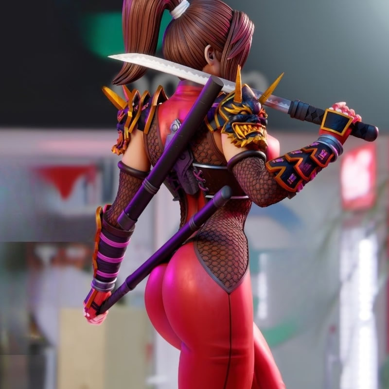 2 스타일 게임 캐릭터 6125 Taki NSFW 3D - 3D Printing Abs 리뷰 및 가격
