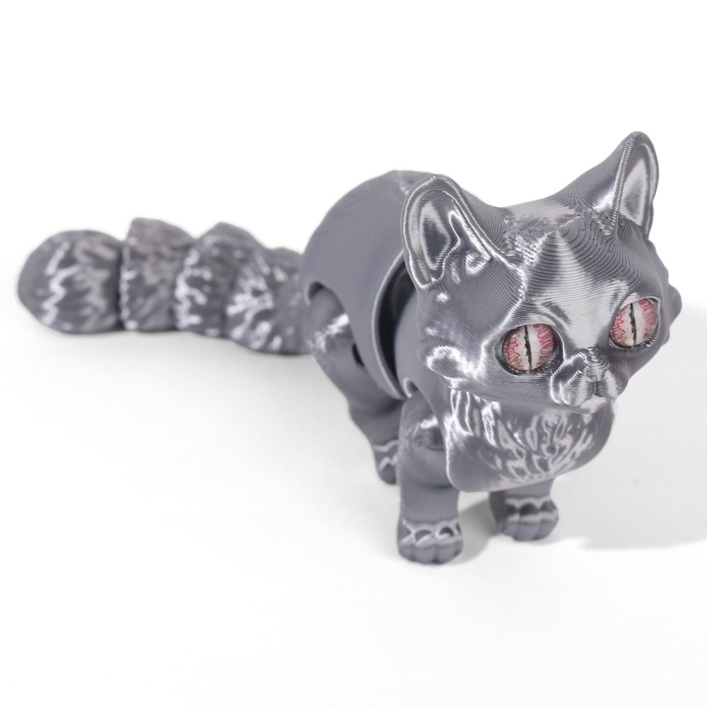 빅 아이즈 3D 프린팅 고양이 모형 플라스틱 소재 사실 - 3D Printing Figure 리뷰 및 가격