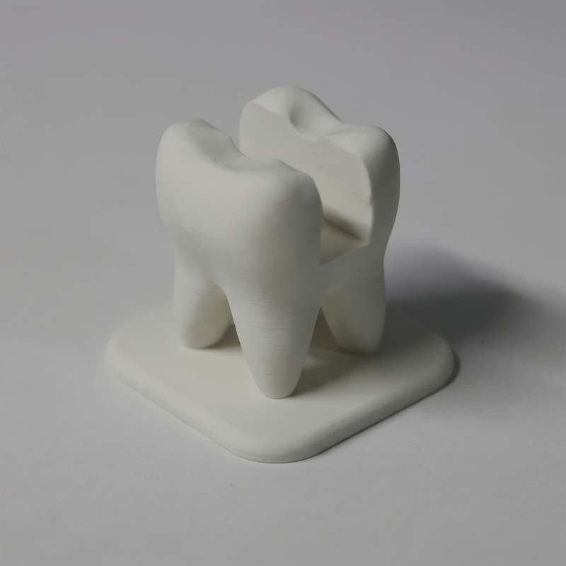 3D 프린팅된 치아 모양 명함 홀더 치과 진료소 접수  - 3D Printing Table 리뷰 및 가격